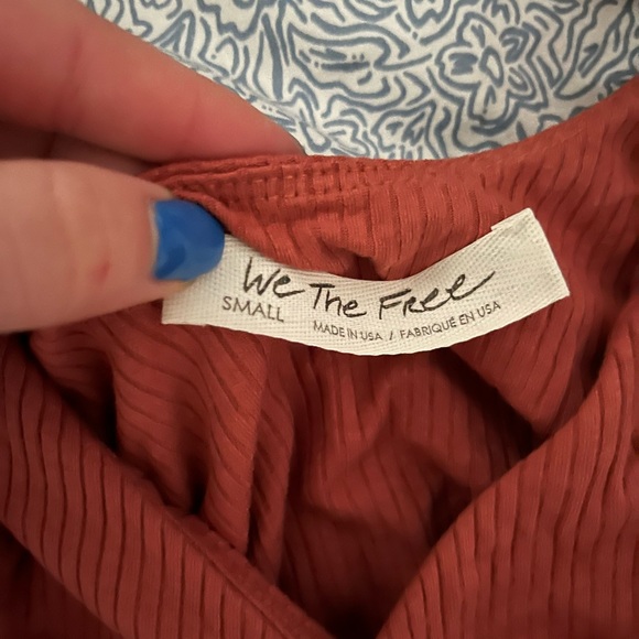 We The Free Wrap Crop Tank Top - Picture 2 of 4